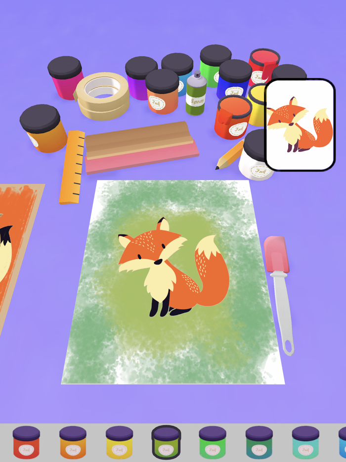 Silk Screen Coloring