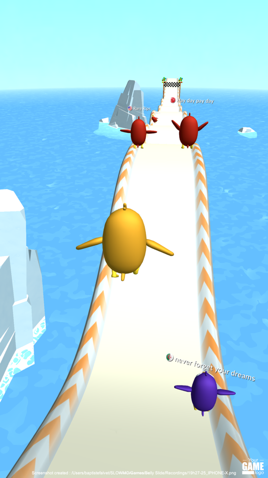 #2. Belly Slide! (iOS) 由: SLOWMO