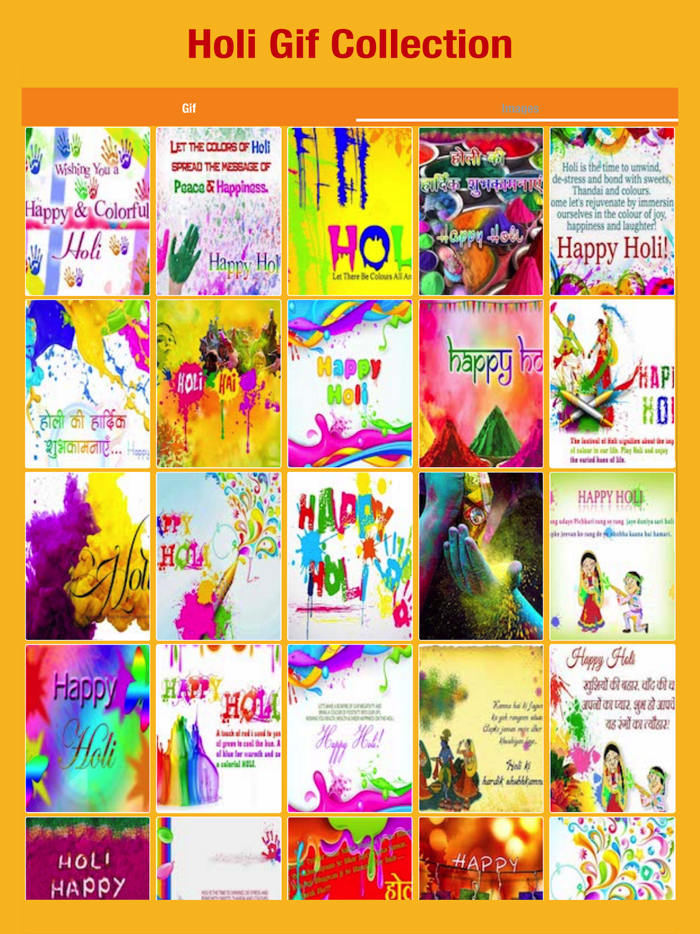 Holi GiF Collection and Cards