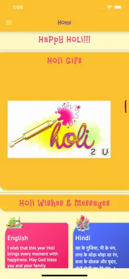 Game screenshot Happy Holi Wishes Images GIFs mod apk