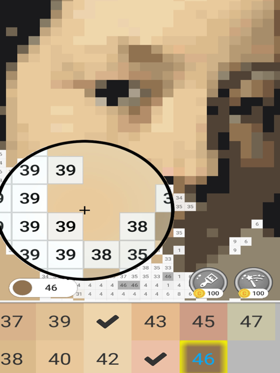 Screenshot #4 pour Dot gallery : Number coloring