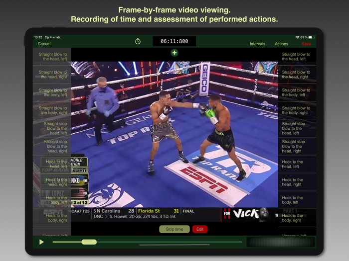 Martial Arts Video Analysis