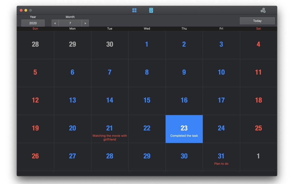 #1. Calendar Notebook - My Journal (macOS) 来自: 永文 胡