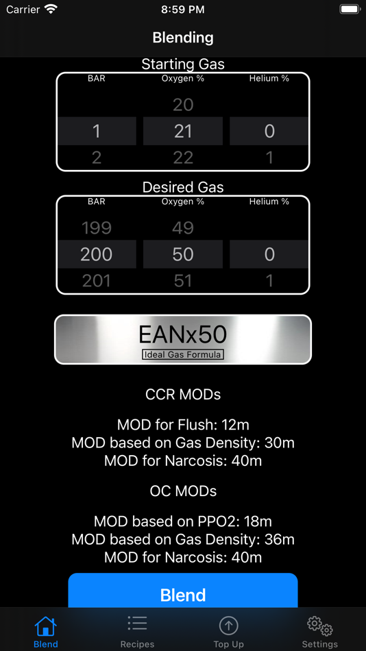 #1. Gas Blender (iOS) 게시자: Millennium Ltd