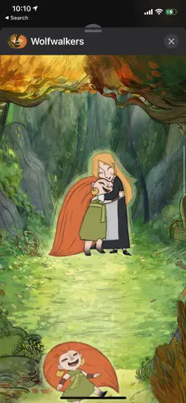 Game screenshot Wolfwalkers Stickers Apple TV+ apk