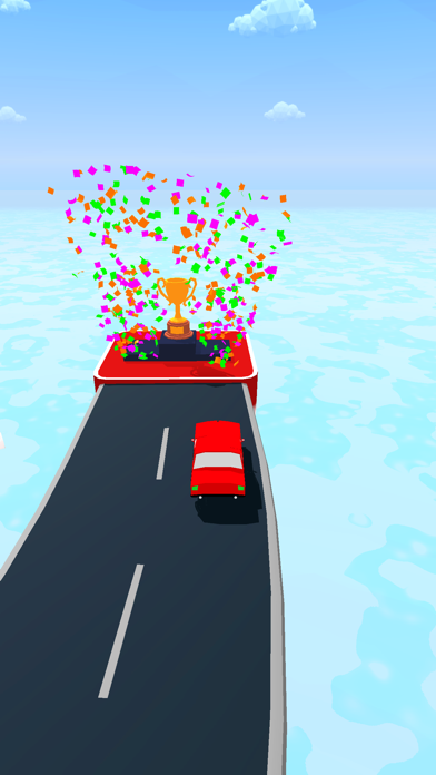 Blocky Car Rush 3D Screenshot