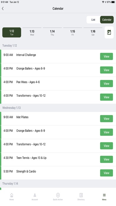 Bocage Racquet Club Screenshot