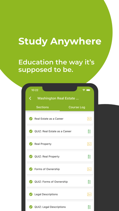 Realestateschool Screenshot
