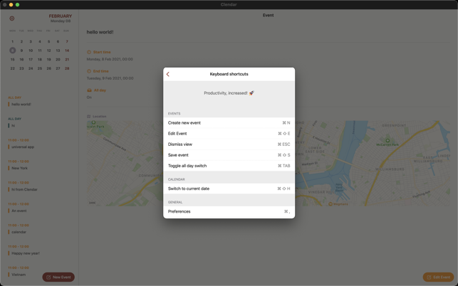 ‎Clendar - Minimal Calendar Screenshot