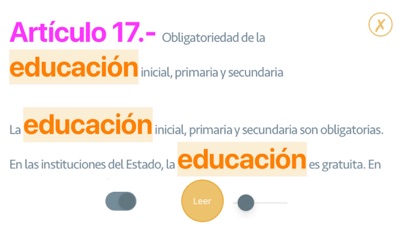 Screenshot #2 pour Constitución Política del Perú