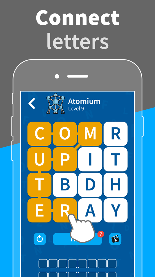 #3. Word Game - Connect Letters (iOS) 由: Anastasiia Lavrenteva