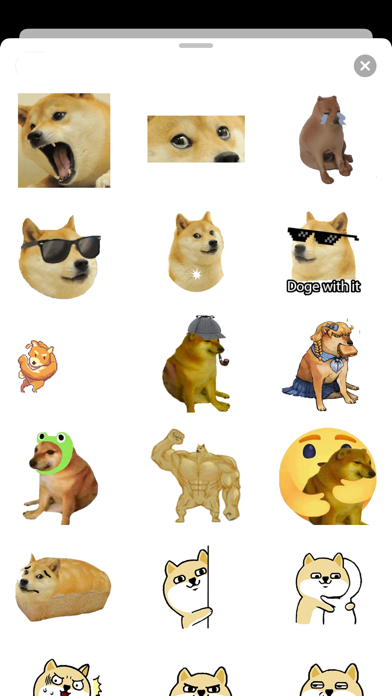 Swole Doge And Cheems DogeMoji Screenshot