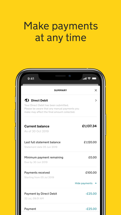 AA Credit Card Screenshot