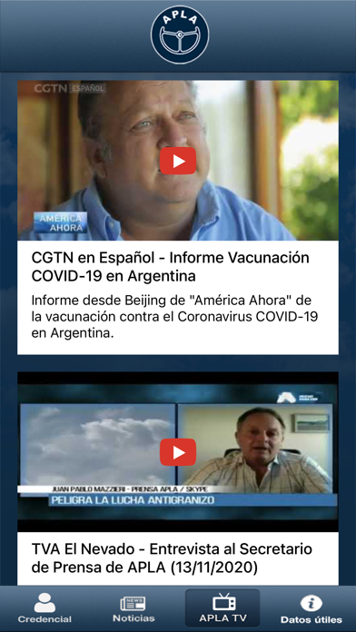 APLA Pilotos Screenshot