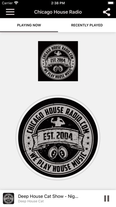 Chicago House Radio Screenshot