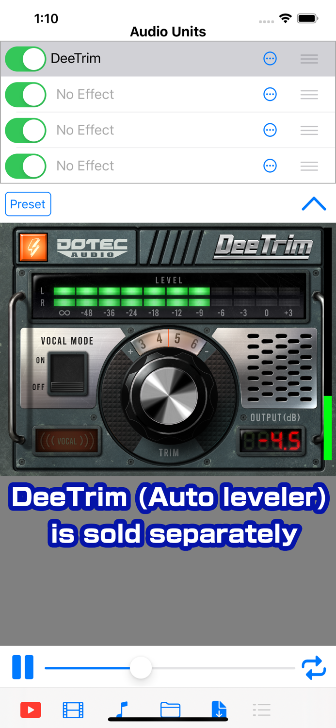 DOTEC-AUDIO AUMediaPlayer