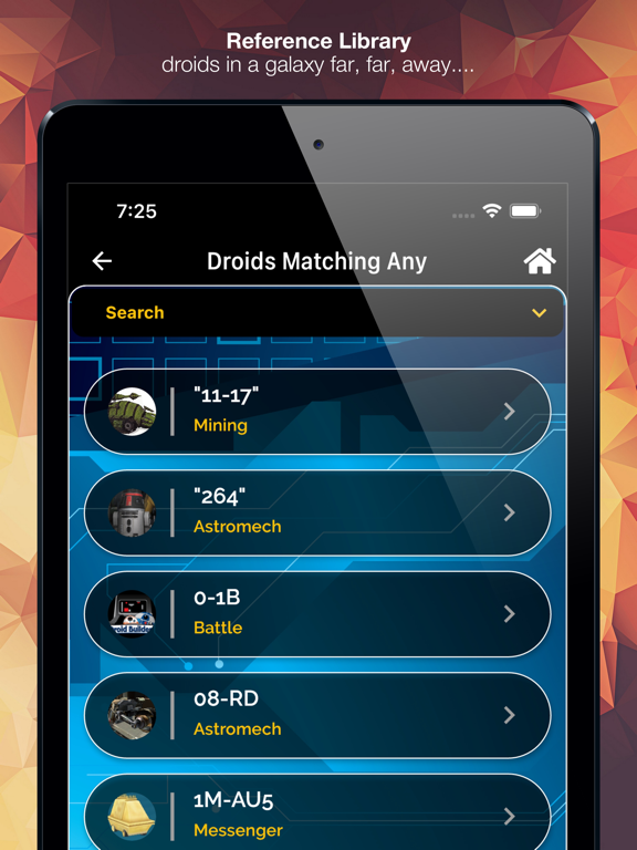 DroidBuilder's Holocron iPad screenshot 5 - Entertainment app