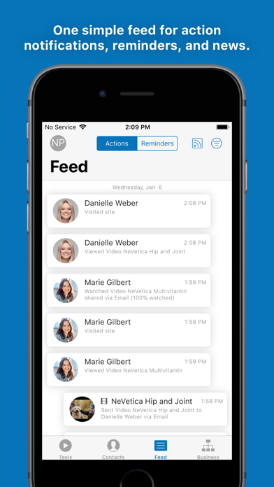NeVetica Business App Screenshot