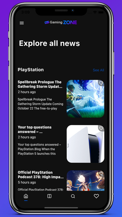 Gaming Zone News Screenshot