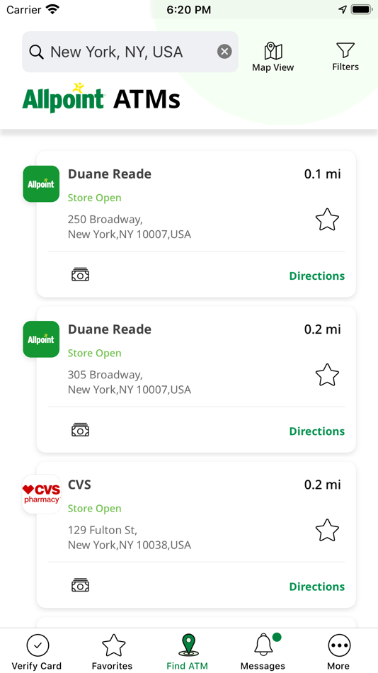 #2. Allpoint® Mobile (iOS) 由: Cardtronics