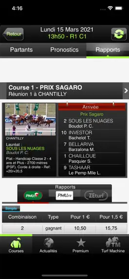 Game screenshot Turfomania - Turf et pronostic apk