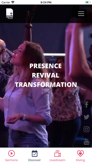 Capstone Church Screenshot