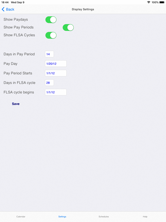 Screenshot #5 pour ShiftCal® - the FF Calendar