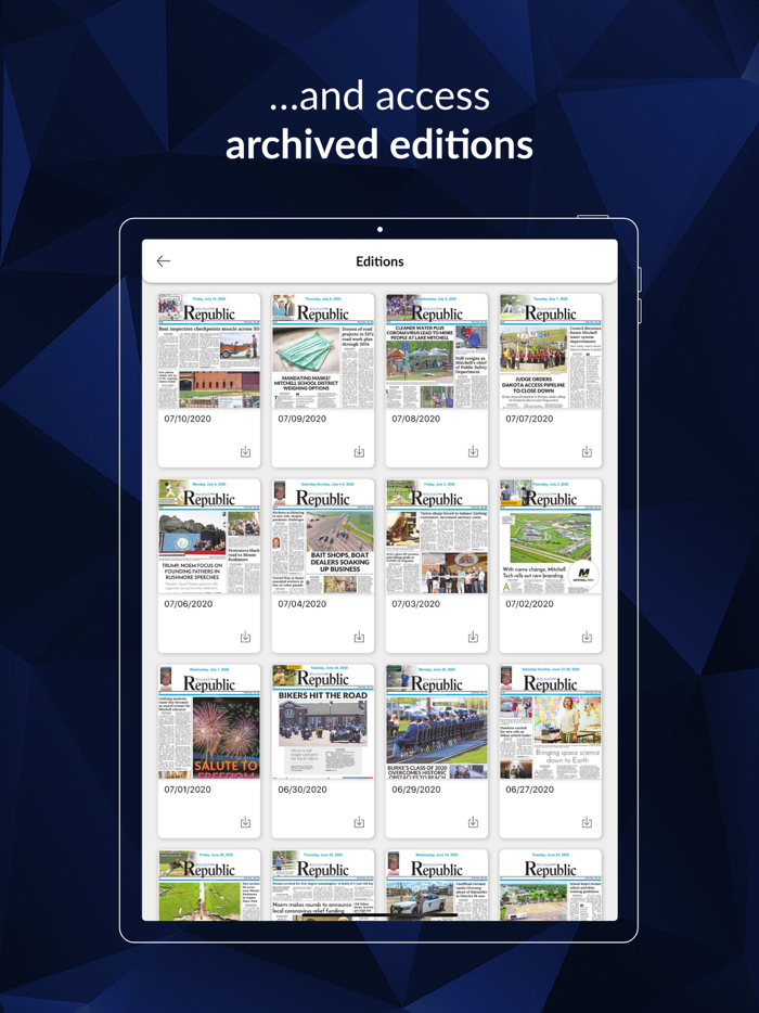 Mitchell Republic E-paper