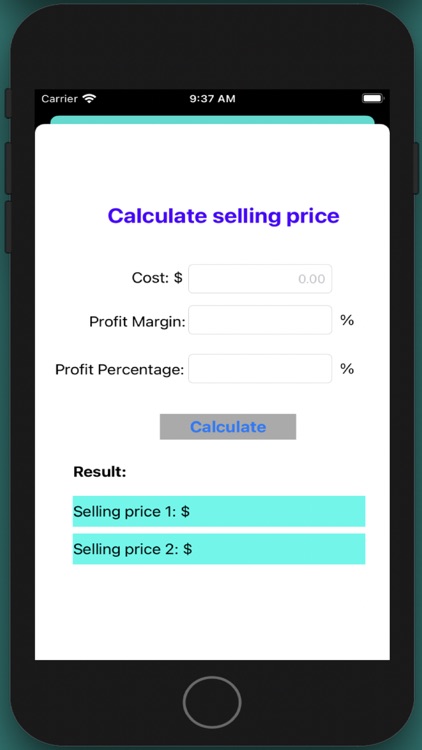 Business Cost Calculation
