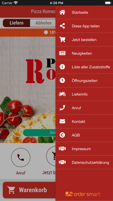 Pizza Romeo Königsbrunn Screenshot