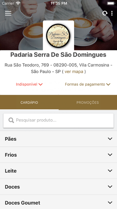 Padaria Serra de São Domingues Screenshot