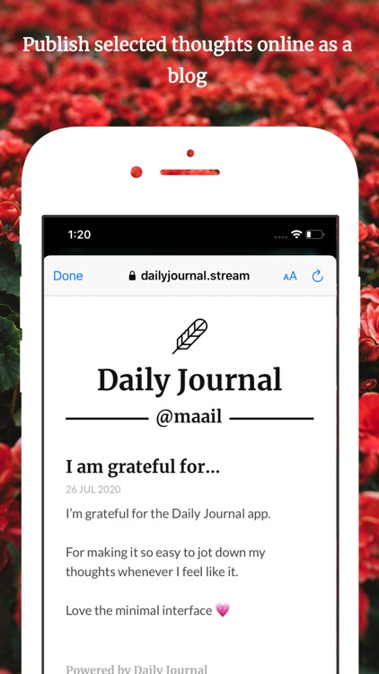 Daily Journal: Publish Online screenshot-3