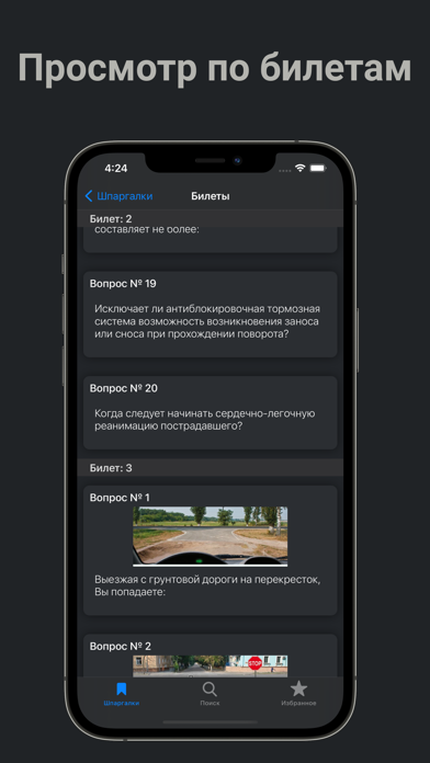 Шпаргалка на экзамен ПДД ГИБДД Screenshot