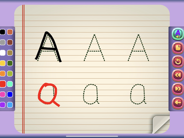 Learning to Write ABC and 123