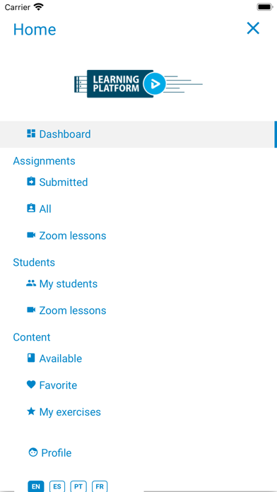 RSL Learning Platform Screenshot