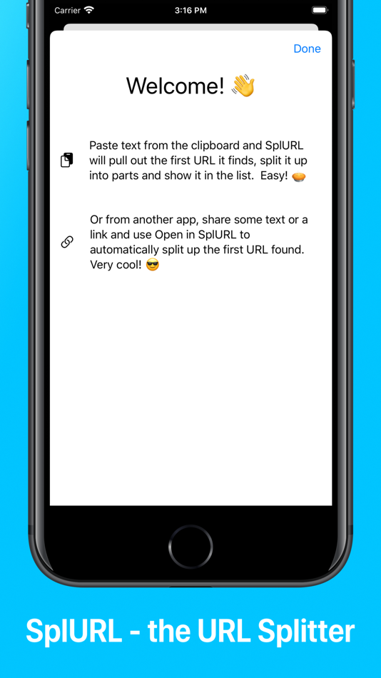#1. SplURL (iOS) 由: Christopher Brind