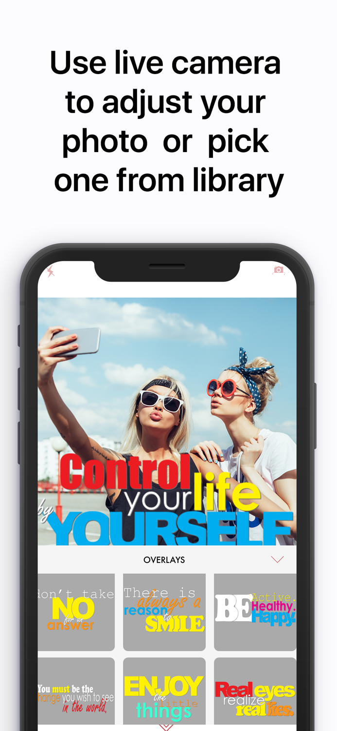 Quote on Pic Design Typography