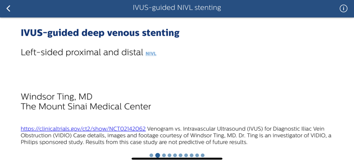 Philips Venous IVUS Tutor