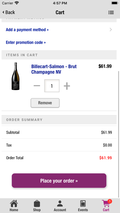 Wines & More Wareham Screenshot