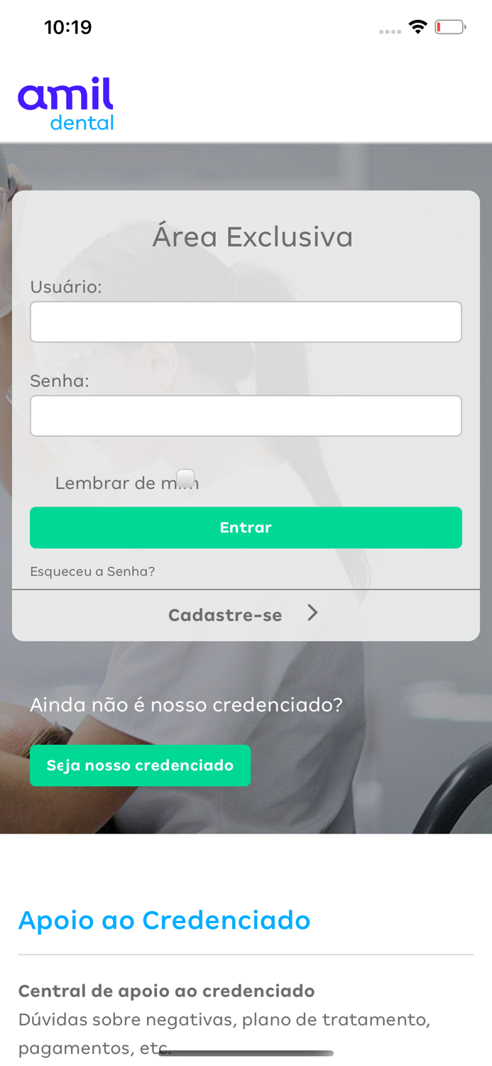 Credenciado Amil Dental