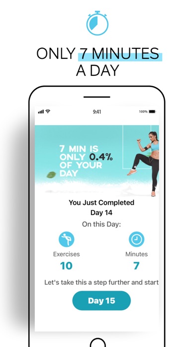 7 Minute Workout Challenge +のおすすめ画像4