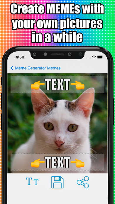 Meme Generator Add text to pic Screenshot