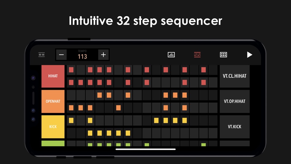 #2. Drum Machine - Music Maker (iOS) Ved: MWM