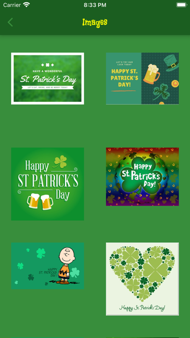 St. Patrick's Day Images Cards Screenshot