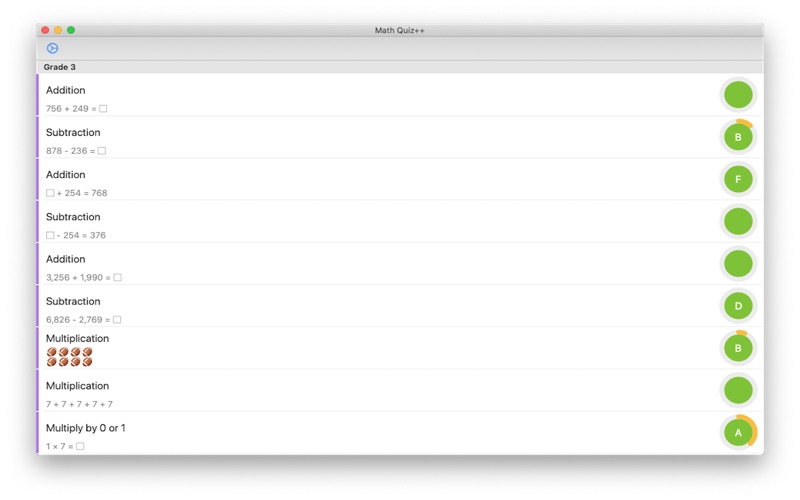 Screenshot #3 pour Math Quiz++