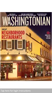 washingtonian magazine iphone screenshot 2