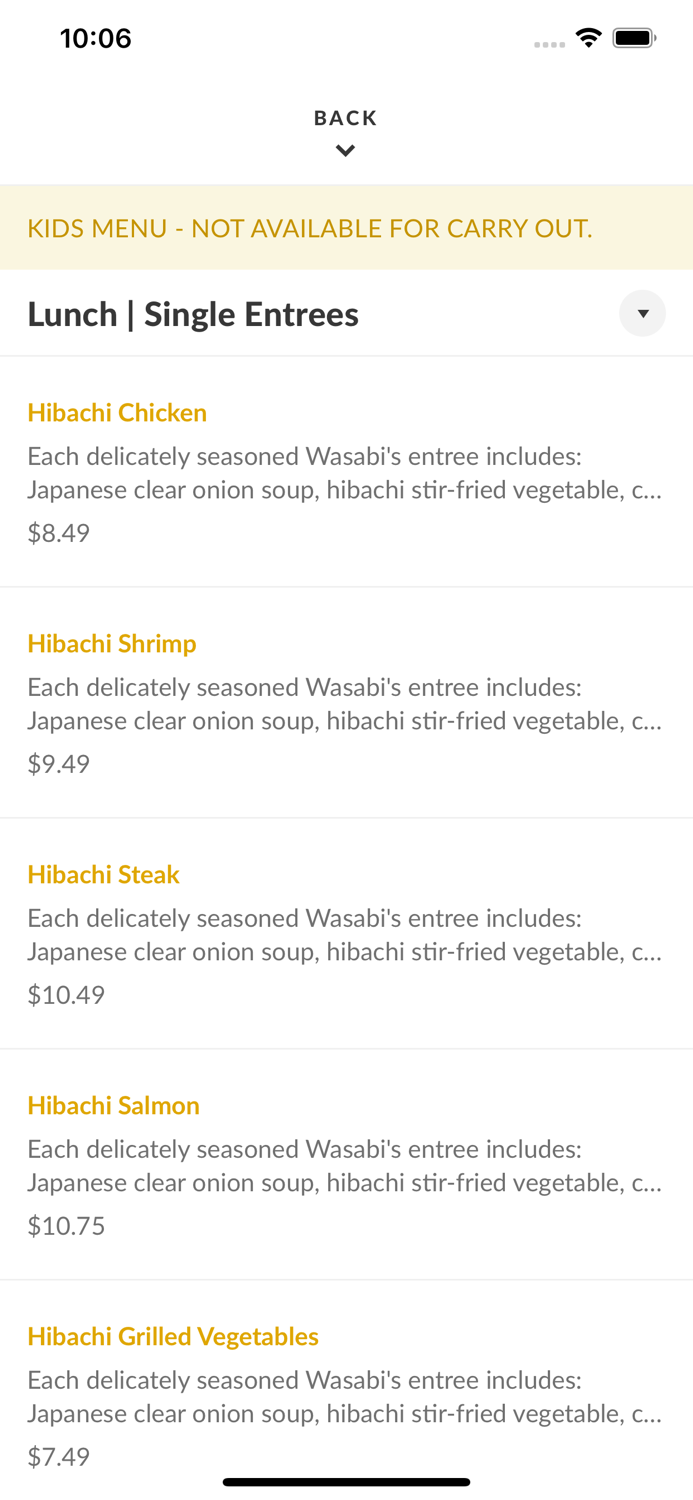 Wasabi of Summerville