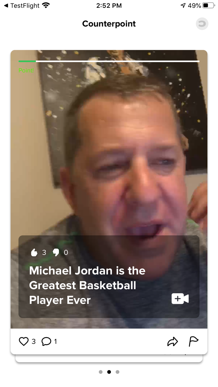 Counterpoint - make your point