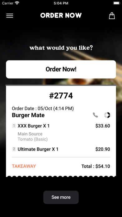 Order Now - Takeaway, Delivery Screenshot