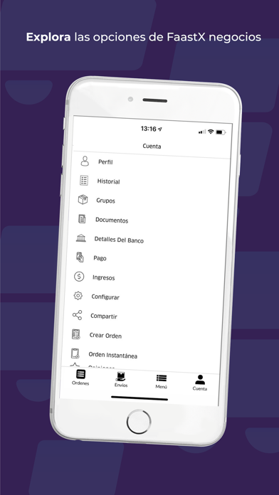FaastX Negocios Screenshot